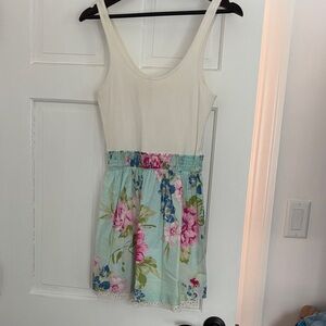 Abercrombie & Fitch Cream and Floral Dress